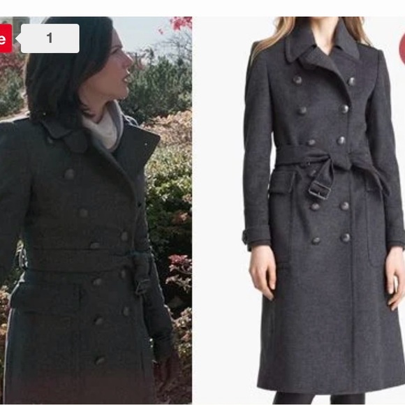 Burberry Britt wool winter coat - size 10 - EUC - Picture 2 of 7